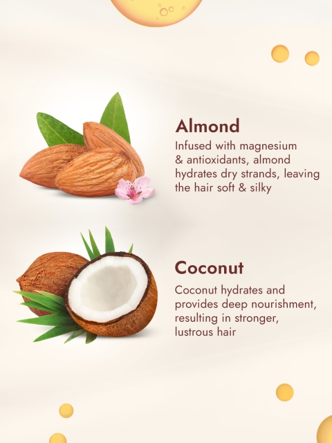 Parachute Advanced Almond Enriched Coconut Hair Oil with Vitamin E - 300 ml 3 Parachute Advanced Almond Enriched Coconut Hair Oil with Vitamin E - 300 ml