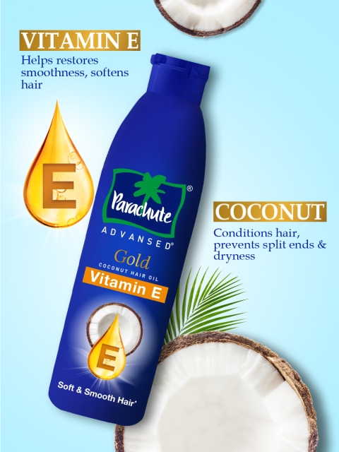 Parachute Advansed Gold Vitamin E Coconut Hair Oil for Long & Soft Hair - 300 ml 4 Parachute Advansed Gold Vitamin E Coconut Hair Oil for Long & Soft Hair - 300 ml