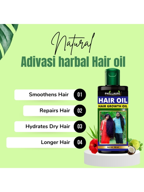 Phillauri Adivasi Hair Oil For Hair Growth Hair Fall Control - 100ml 5 Phillauri Adivasi Hair Oil For Hair Growth Hair Fall Control - 100ml