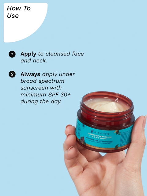 Pilgrim Oil-Free Gel Face Moisturizer with Niacinamide,Hyaluronic Acid For Acne-Prone Skin 5 Pilgrim Oil-Free Gel Face Moisturizer with Niacinamide,Hyaluronic Acid For Acne-Prone Skin