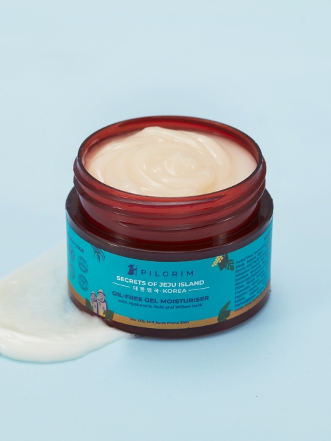 Pilgrim Oil-Free Gel Face Moisturizer with Niacinamide,Hyaluronic Acid For Acne-Prone Skin