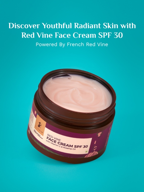Pilgrim Red Vine Face Cream SPF 30 With Vitamin C & Rosehip Oil For Dark Spots & Ageing 2 Pilgrim Red Vine Face Cream SPF 30 With Vitamin C & Rosehip Oil For Dark Spots & Ageing