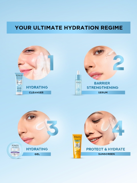 Ponds Hydra Miracle Super Light Gel With Hyaluronic Acid & Salicylic - 200ml 5 Ponds Hydra Miracle Super Light Gel With Hyaluronic Acid & Salicylic - 200ml