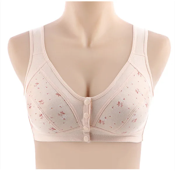 printed bra maternity bra front button bra cotton bra comfortable bra womens wear bra - Bra