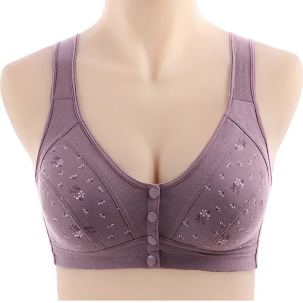 printed bra maternity bra front button bra cotton bra comfortable bra womens wear bra - Bra