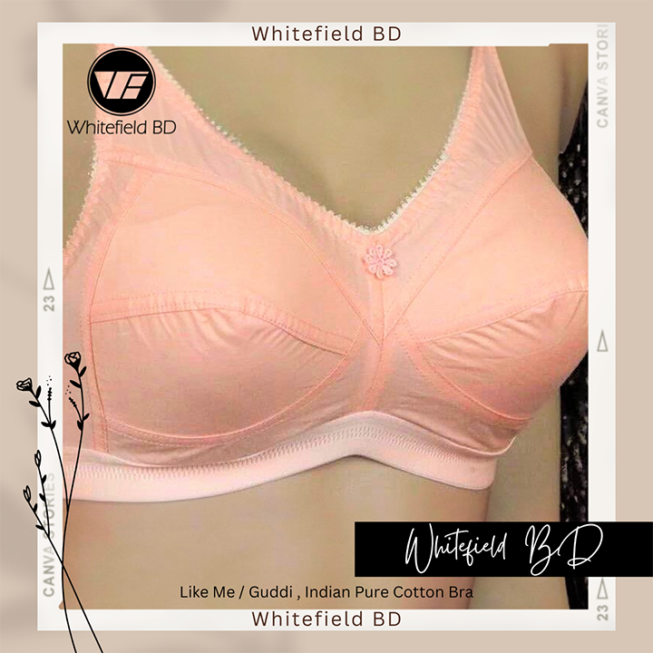 Pure Cotton Indian Guddi/Like me Bra Full Cup Size - Experience Comfort and Style with this Traditional Bra Stylish Brea st Look 1 Pure Cotton Indian Guddi/Like me Bra Full Cup Size - Experience Comfort and Style with this Traditional Bra Stylish Brea st Look