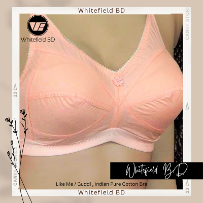 Pure Cotton Indian Guddi/Like me Bra Full Cup Size - Experience Comfort and Style with this Traditional Bra Stylish Brea st Look 2 Pure Cotton Indian Guddi/Like me Bra Full Cup Size - Experience Comfort and Style with this Traditional Bra Stylish Brea st Look