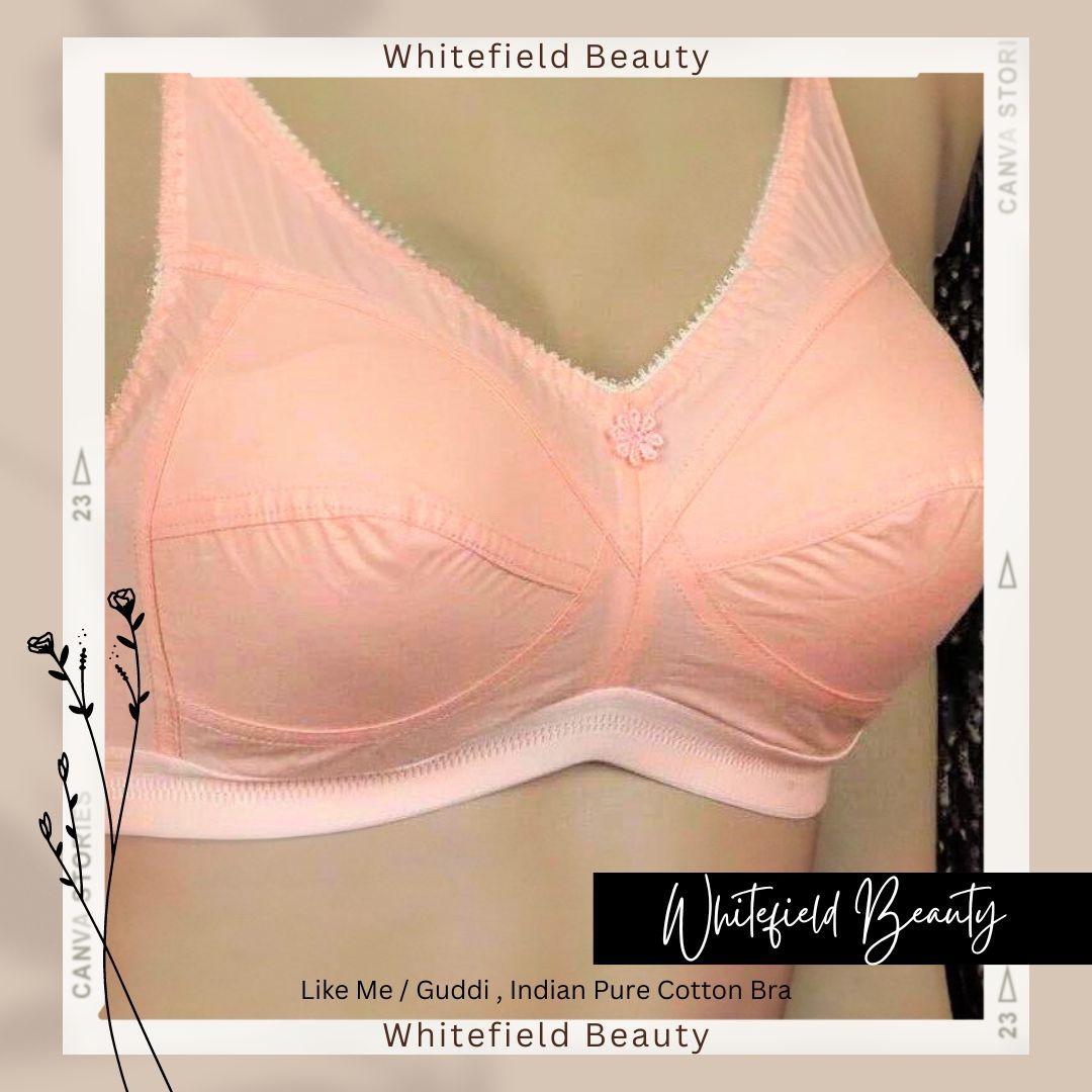 Pure Cotton Indian Guddi/Like me Bra Full Cup Size - Experience Comfort and Style with this Traditional Bra Stylish Brea st Look 1 Pure Cotton Indian Guddi/Like me Bra Full Cup Size - Experience Comfort and Style with this Traditional Bra Stylish Brea st Look