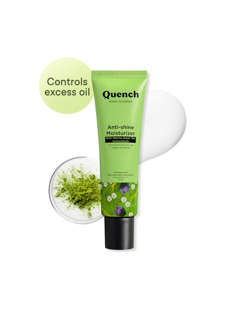 Quench Anti-Shine Moisturizer with Matcha Green Tea & Cica for Acne Prone Skin- 75ml