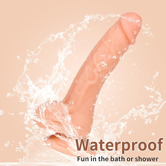Realistic Dildos, XINBALE 7.3 Inch Dildo with Suction Cup for Hands-Free 3 Realistic Dildos, XINBALE 7.3 Inch Dildo with Suction Cup for Hands-Free