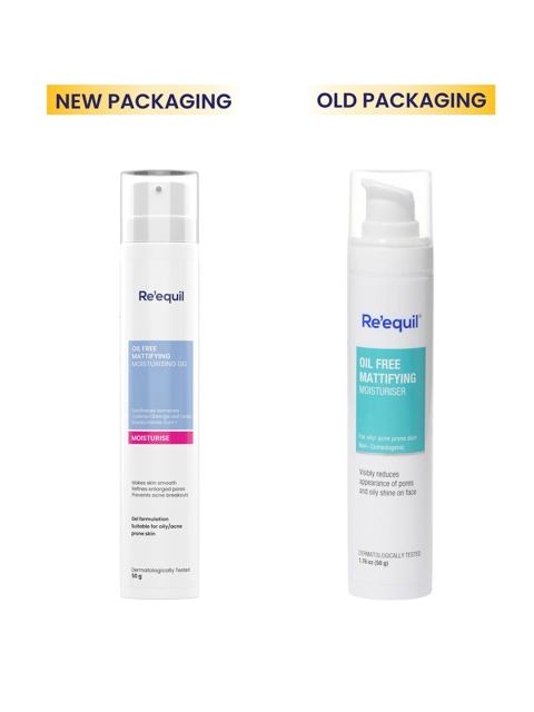 Reequil Oil Free Mattifying Moisturiser 50g 2 Reequil Oil Free Mattifying Moisturiser 50g