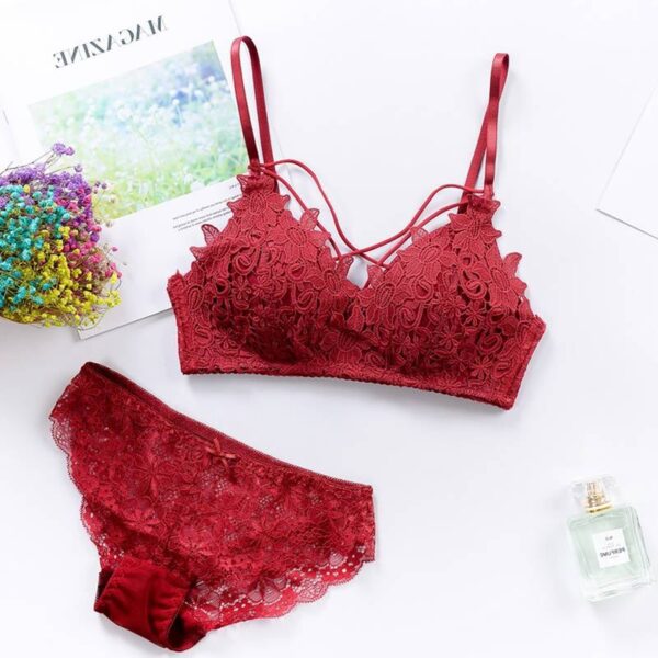 Rose Bra Panty Set - NP-4031