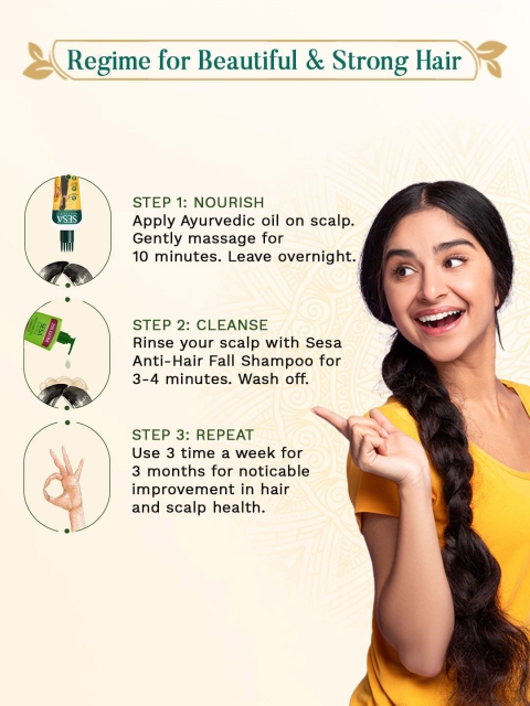 Sesa Ayurvedic Oil For Hair Growth & Hairfall Control-200 ml 5 Sesa Ayurvedic Oil For Hair Growth & Hairfall Control-200 ml
