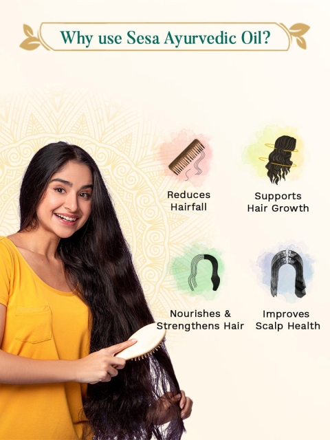 Sesa Ayurvedic Oil For Hair Growth & Hairfall Control-200 ml 6 Sesa Ayurvedic Oil For Hair Growth & Hairfall Control-200 ml