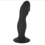 Silicone Anal Stud in Black