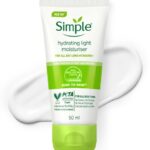 Simple Hydrating Light Moisturiser with Pro-Vitamin B5 & E for 12Hr Hydration - 50 ml