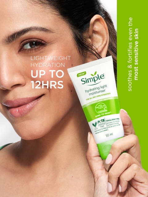 Simple Hydrating Light Moisturiser with Pro-Vitamin B5 & E for 12Hr Hydration - 50 ml 3 Simple Hydrating Light Moisturiser with Pro-Vitamin B5 & E for 12Hr Hydration - 50 ml