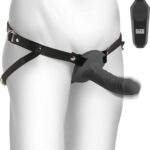 SIZE MATTERS 2" Erection 28X Realistic Vibrating Premium Silicone Penis Sheath with Remote for Men