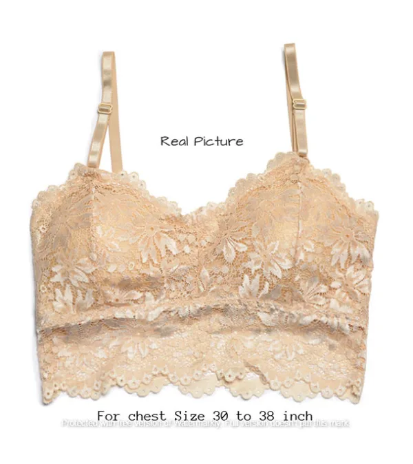 Stylish Comfortable Lace Padded Bra for Women Skin