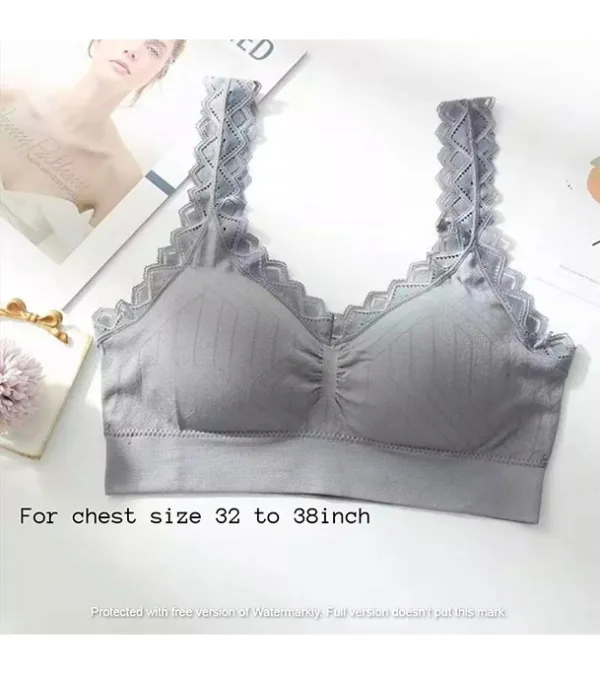 Stylish Soft Comfortable Lace Padded Bra for Women Akashi