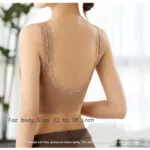 Stylish Soft Comfortable Lace Padded Bra for Women Khaki