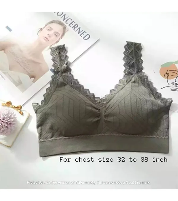 Stylish Soft Comfortable Lace Padded Bra for Women Seula