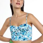 Women Corset Crop Vest Top