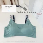 Women Sports Push Up Bra for Gym Fitness Exercises and regular use-One Piece Lake Water Green