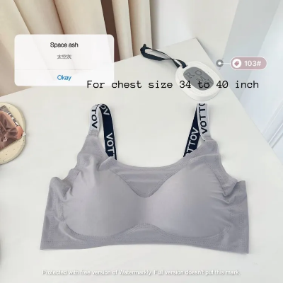 Women Sports Push Up Bra for Gym Fitness Exercises and regular use-One Piece Ash 2 Women Sports Push Up Bra for Gym Fitness Exercises and regular use-One Piece Ash