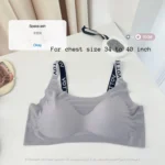 Women Sports Push Up Bra for Gym Fitness Exercises and regular use-One Piece Ash