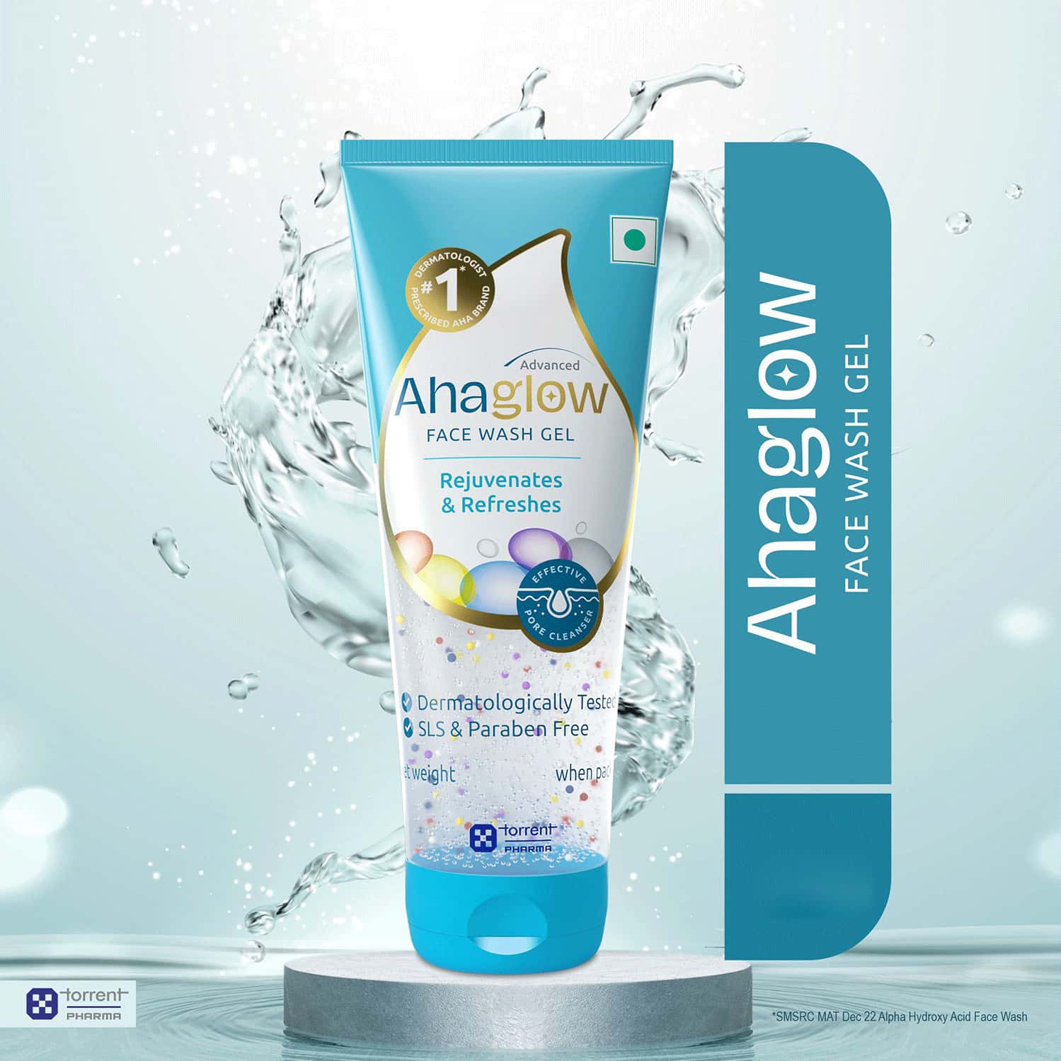 Ahaglow Advanced Tube Of 100gm Face Wash Gel 1 Ahaglow Advanced Tube Of 100gm Face Wash Gel