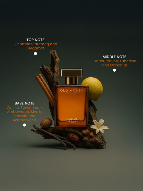 Arabian Aroma Men Old Money Long Lasting Eau De Parfum - 50 ml 4 Arabian Aroma Men Old Money Long Lasting Eau De Parfum - 50 ml