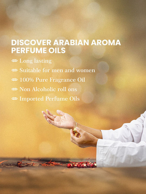 Arabian Aroma Purple Oud Long Lasting Non Alcoholic Attar - 6 ml 4 Arabian Aroma Purple Oud Long Lasting Non Alcoholic Attar - 6 ml