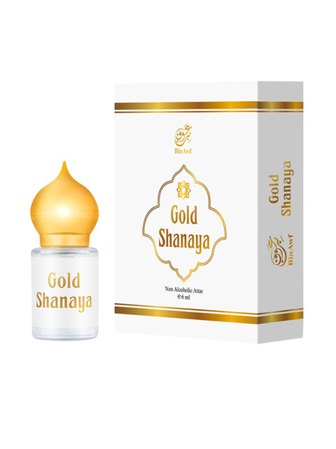 BinAwf Gold Shanaya Long Lasting Premium Attar - 6 ml 3 BinAwf Gold Shanaya Long Lasting Premium Attar - 6 ml