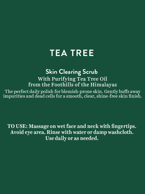 Biotique Unisex Advanced Organics Tea Tree Skin Clearing Face Scrub 50 g 4 Biotique Unisex Advanced Organics Tea Tree Skin Clearing Face Scrub 50 g