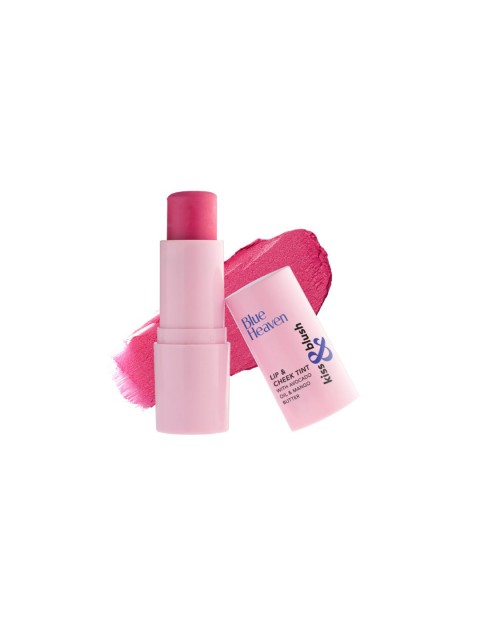Blue Heaven Kiss & Blush Lip & Cheek Tint with Mango Butter & Avocado Oil - Flashy Pink