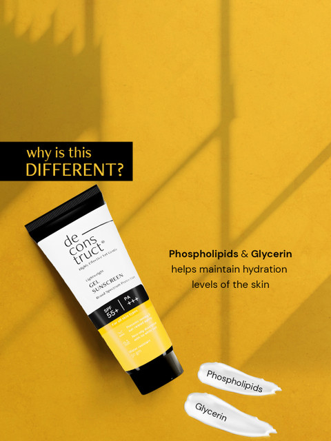 Buy Deconstruct Lightweight Gel Sunscreen SPF 55+ PA+++ 50g - - Personal Care for Unisex 3 Buy Deconstruct Lightweight Gel Sunscreen SPF 55+ PA+++ 50g - - Personal Care for Unisex
