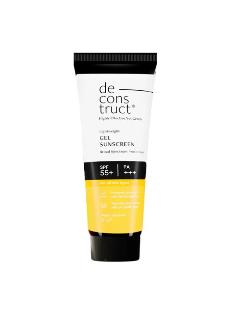Buy Deconstruct Lightweight Gel Sunscreen SPF 55+ PA+++ 50g - - Personal Care for Unisex