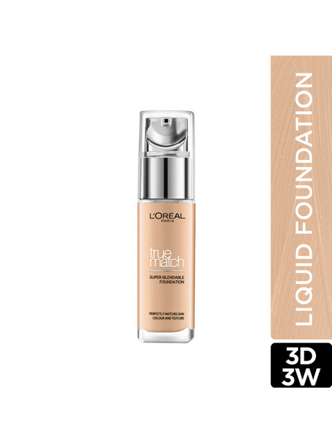 Buy LOreal Paris True Match Super Blendable SPF17 Liquid Foundation 30ml Golden Beige D3W3 - - Personal Care for Women 3 Buy LOreal Paris True Match Super Blendable SPF17 Liquid Foundation 30ml Golden Beige D3W3 - - Personal Care for Women