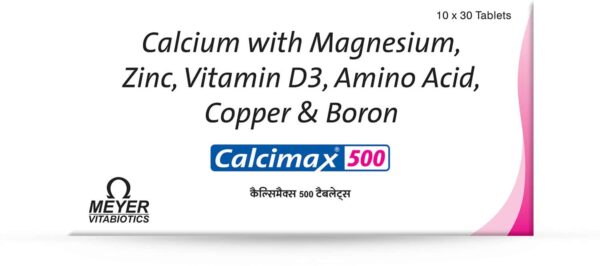 Calcimax 500mg Strip Of 30 Tablets