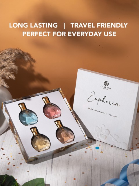 Carlton London Euphoria Women Gift Set of 4 EDP Perfume - 30ml each 5 Carlton London Euphoria Women Gift Set of 4 EDP Perfume - 30ml each