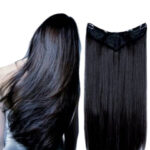 D-Divine 5 Clip-In Straight Locks Hair Extension 60.96 cm - Black