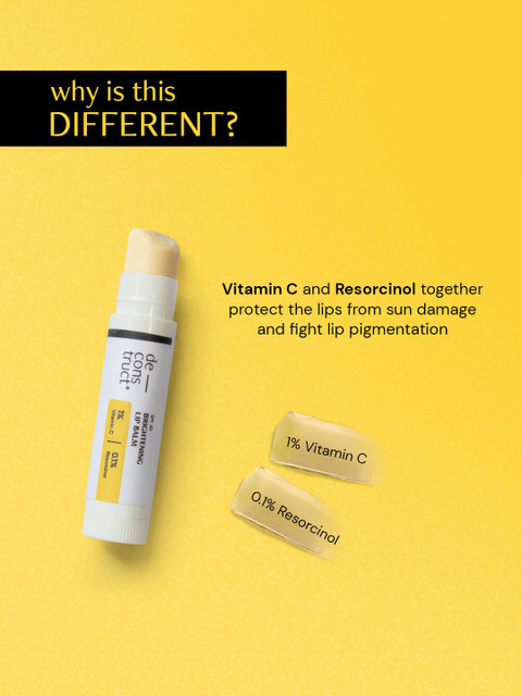 Deconstruct SPF 30 & 1% Vitamin C Brightening Lip Balm for Dry & Pigmented Lips 4 Deconstruct SPF 30 & 1% Vitamin C Brightening Lip Balm for Dry & Pigmented Lips