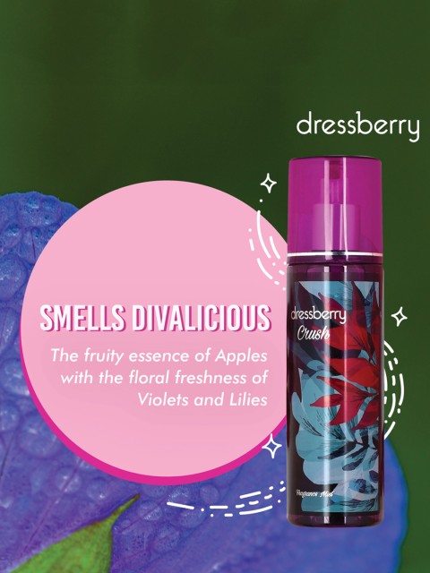 Dressberry Set of 2 Body Mists - 190 ml - Blush & Crush 2 Dressberry Set of 2 Body Mists - 190 ml - Blush & Crush