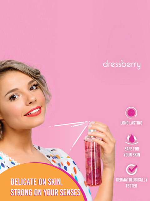 DressBerry Women Blush Fragrance Mist 190 ml 5 DressBerry Women Blush Fragrance Mist 190 ml