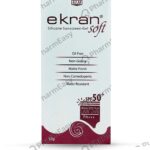 Ekran Soft Spf 50 Plus Tube Of 50gm Silicone Sunscreen Gel