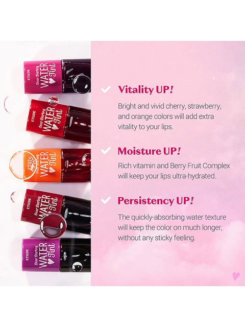 ETUDE Dear Darling Water Tint 9g - Red Grapefruit Ade 4 4 ETUDE Dear Darling Water Tint 9g - Red Grapefruit Ade 4