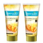 everyuth Naturals Set Of 2 Advanced Golden Glow Peel-off Mask With 24K Gold - 100g Each