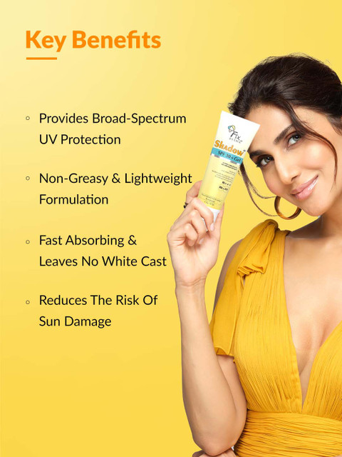FIXDERMA Shadow Sunscreen SPF 30+ Gel For Oily Skin with PA+++ Protection - 75g 2 FIXDERMA Shadow Sunscreen SPF 30+ Gel For Oily Skin with PA+++ Protection - 75g