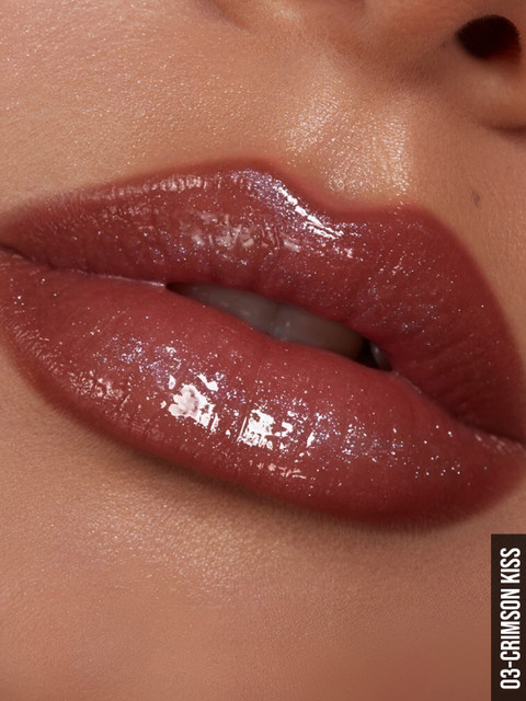 GLAM21 Gloss Pout Shimmer High Shine Glossy Finish Lip Gloss - 7 g - Crimson Kiss 03 3 GLAM21 Gloss Pout Shimmer High Shine Glossy Finish Lip Gloss - 7 g - Crimson Kiss 03